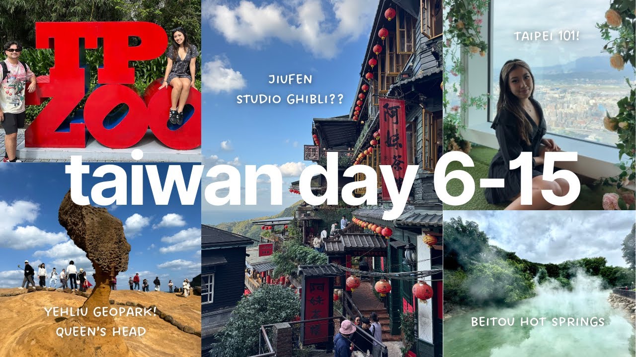 Taiwan 2024 Vlog | Taipei 101, Jiufen, Yehliu Geopark, Pokemen Center, Ichiran, and so much more!