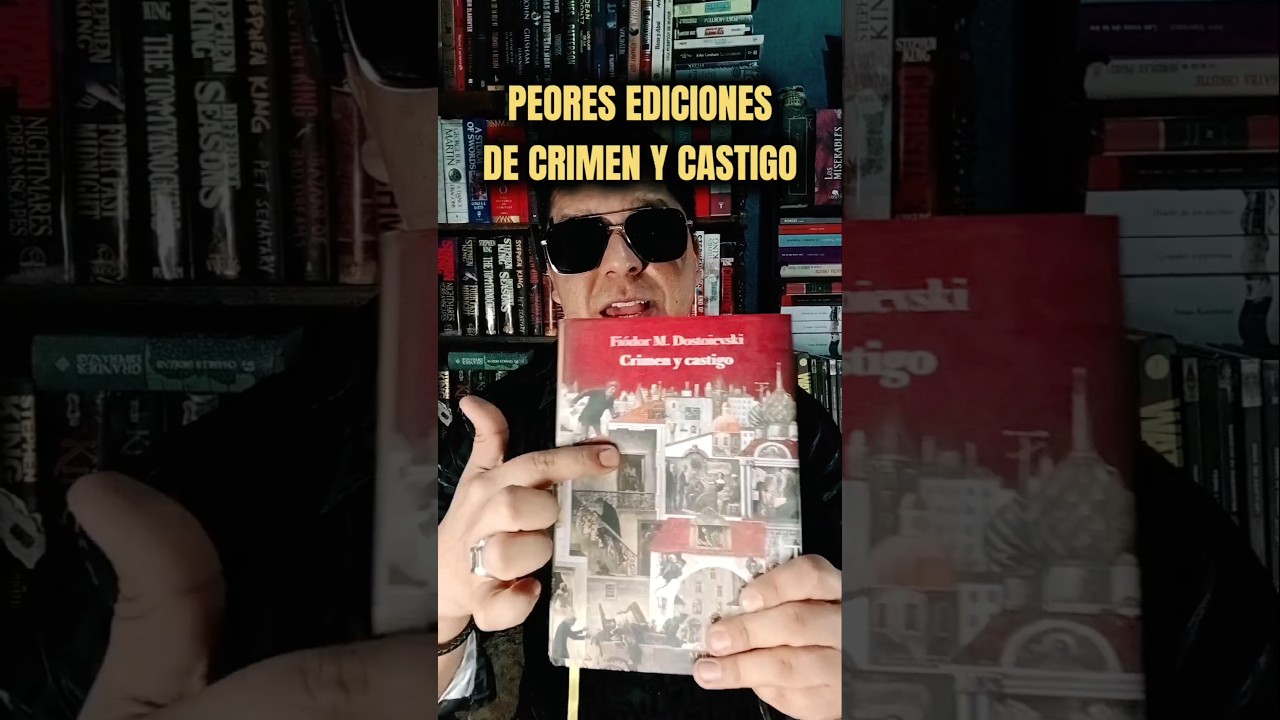 📚 Las PEORES ediciones de Crimen y castigo (abreviadas y censuradas) #libros #Dostoievski