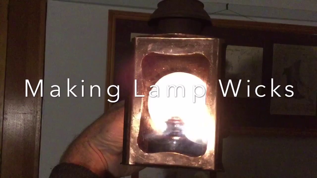 Making Lamp Wicks part 1