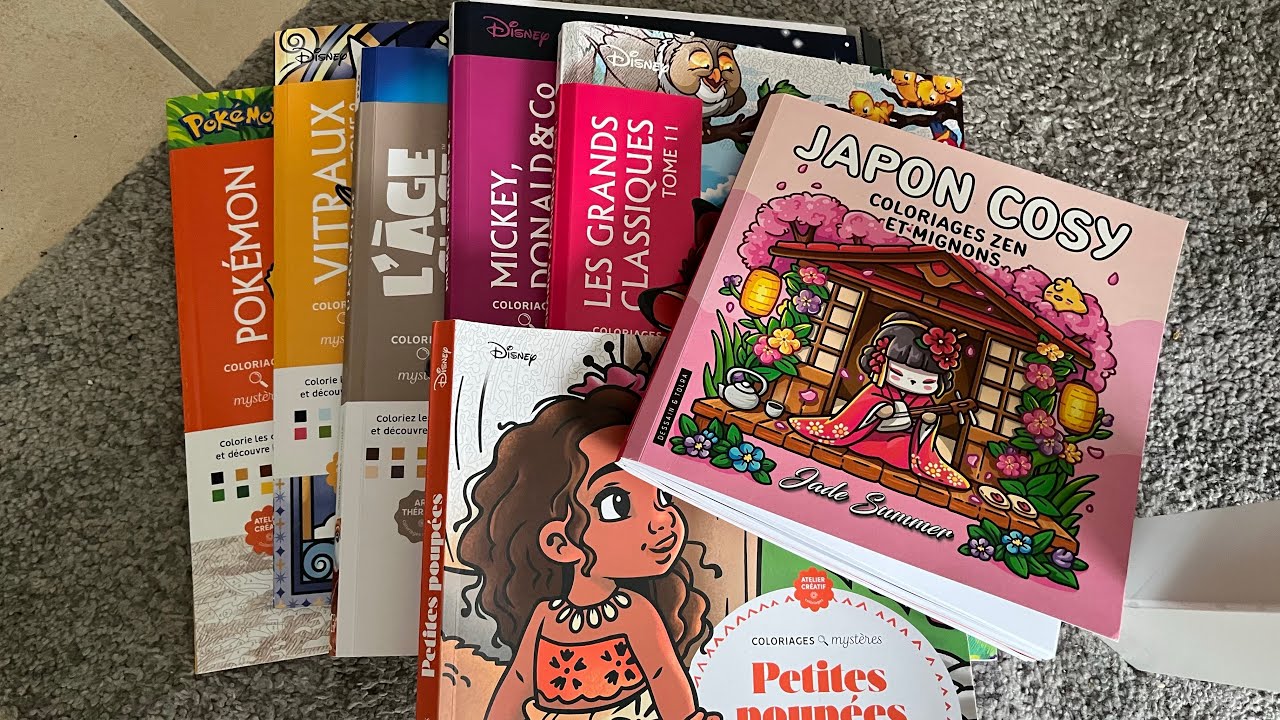 Coloriage mystère terminé octobre et novembre 2025 ￼