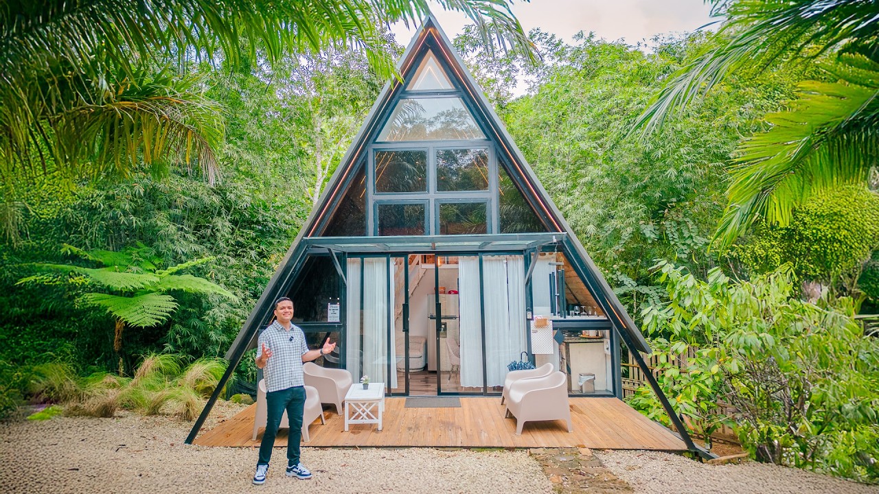 As&iacute; es Vivir en una Mini Casa 20x20 Tipo A-Frame