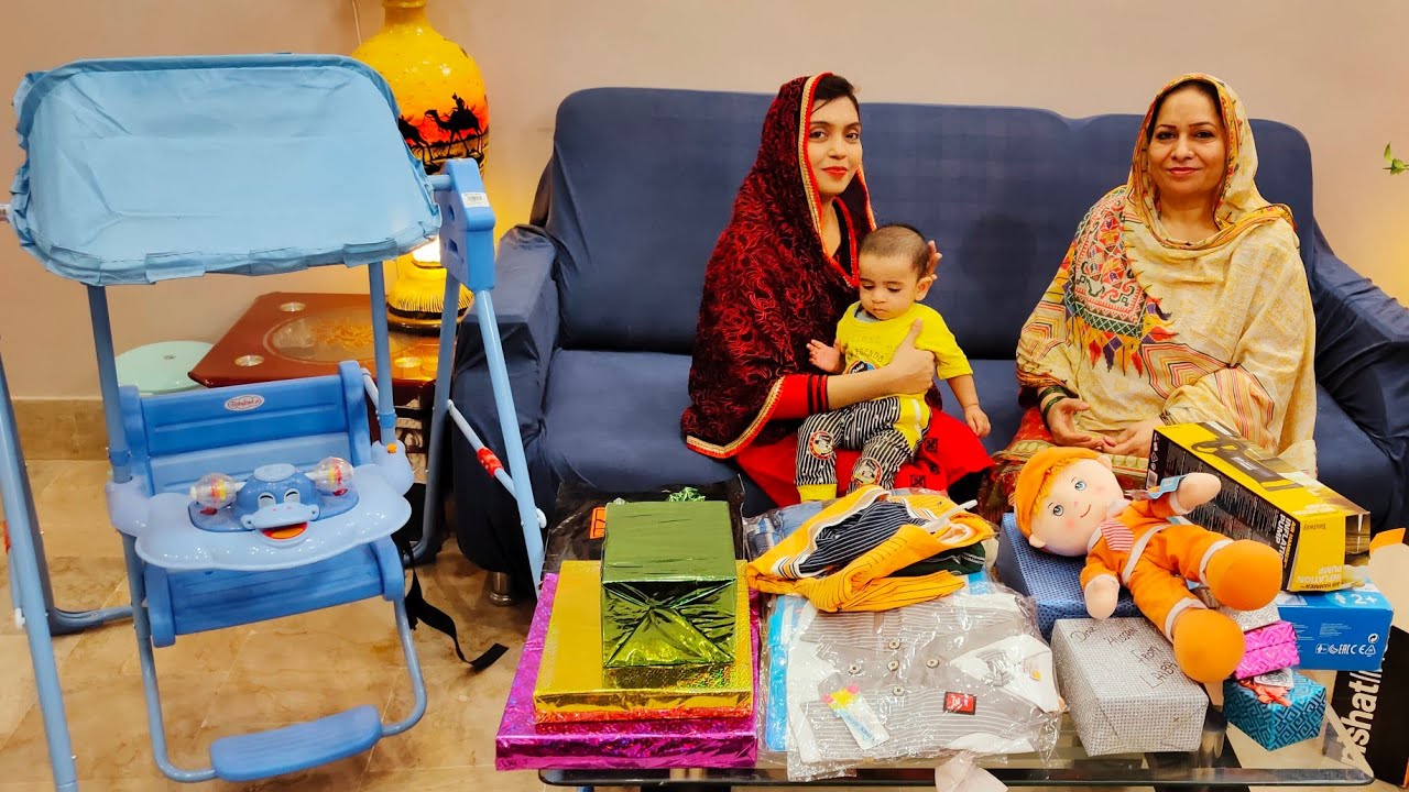Hussain Ali (My Son ) AQIQA'S GIFTS unboxing Muatter Mohsin ♥️
