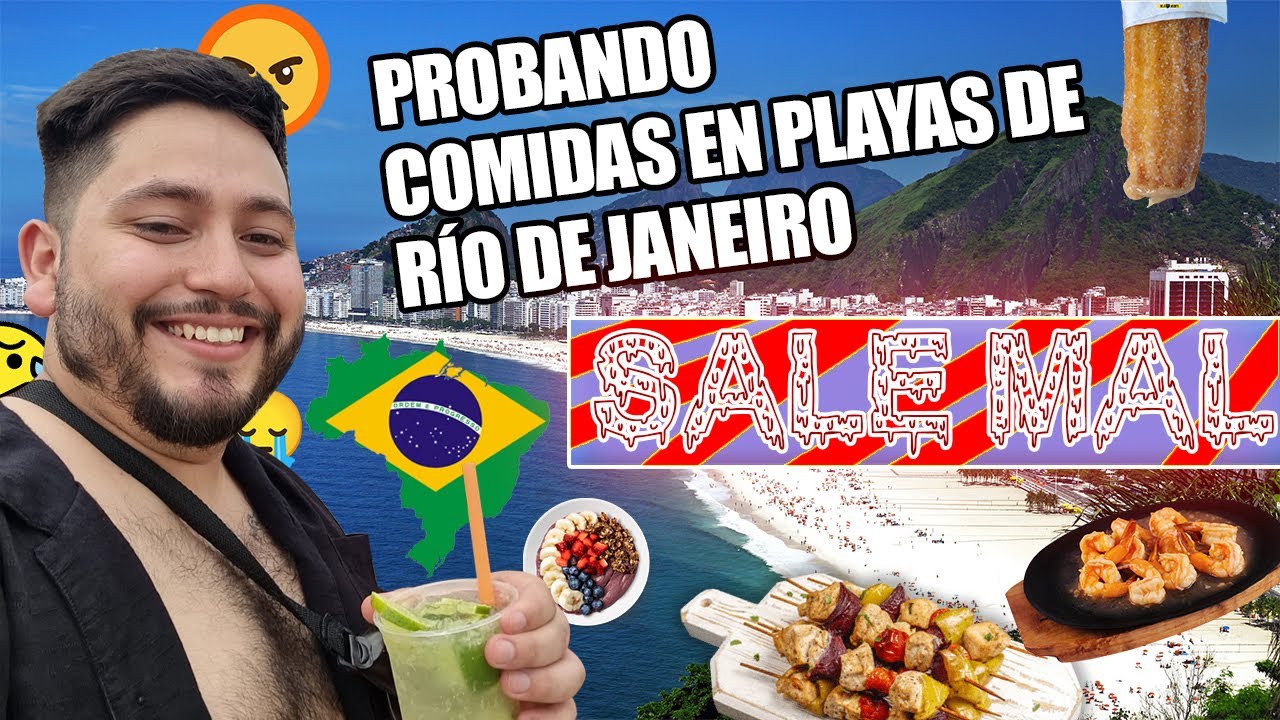 ¡COMIENDO TODO! en las PLAYAS de RÍO DE JANEIRO | 🇧🇷
