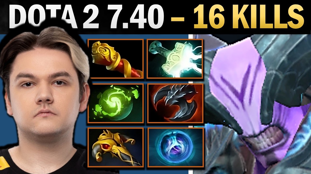 Faceless Void Pro Carry with 16 Kills and Satanic - Dota Gameplay