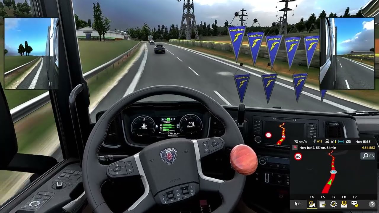 🍂 Golden Autumn Drive | ETS2 | My Drime Truck Scania | Snowymoon | 4K Ultra Realistic Graphics🍂