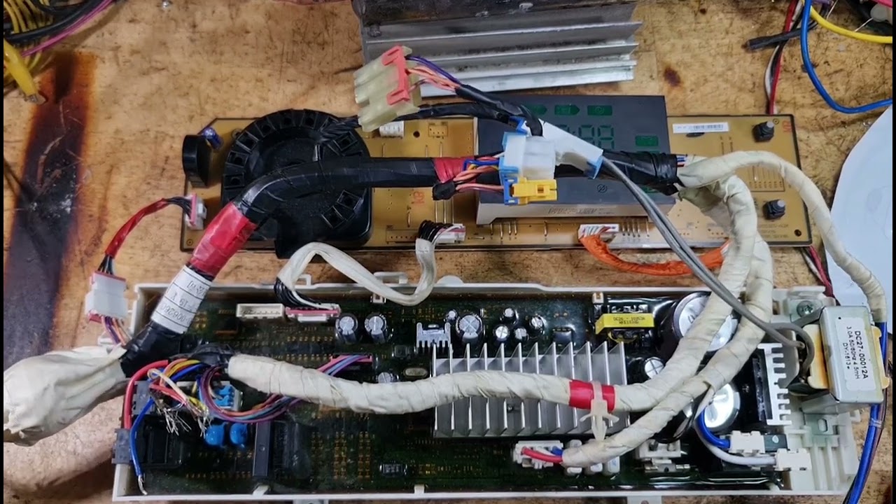 Hướng dẫn chi tiết tỉ mĩ cách sửa máy giặt Samsung invert cửa ngang không chạy mô tơ PHẦN 1