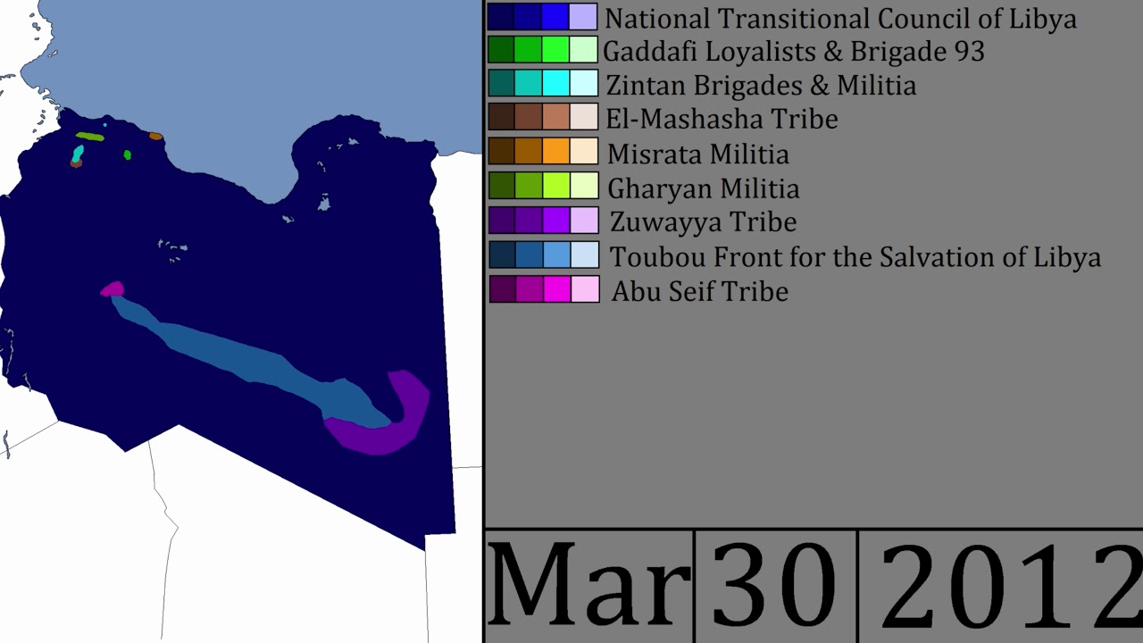 Post-Civil War Violence in Libya - Every Day (2011-2014)