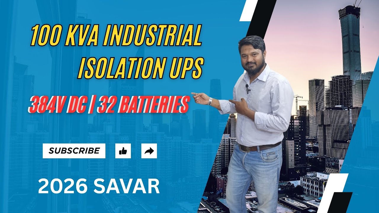 Low Frequency Online UPS for Heavy Industrial Loads| Industrial Transformer-Based Online UPS