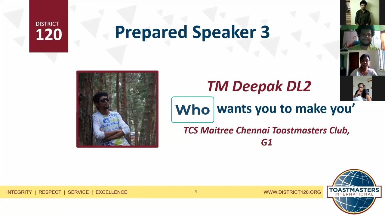 Introduction To Toastmasters Mentoring | Dynamic Leadership L2 P3 | 'Who Wants You To Make You'
