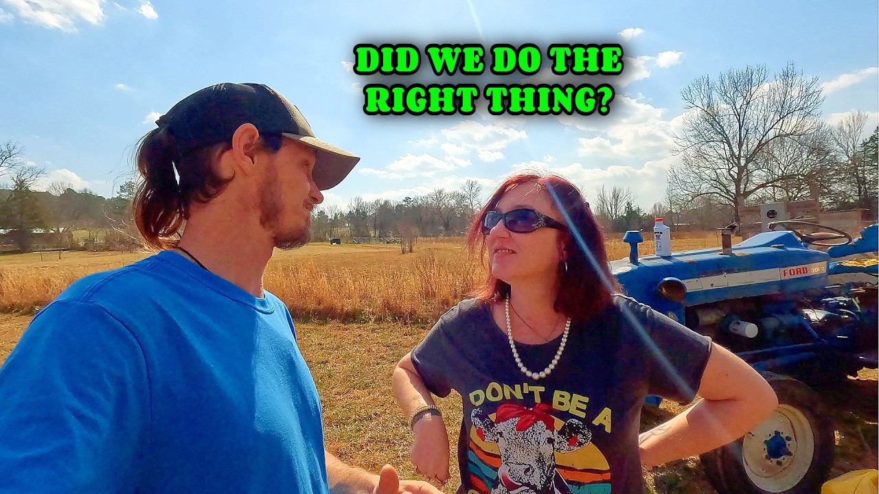 HOPEFULLY THIS DID THE TRICK | tractor, couple builds, tiny house, homesteading, off-grid |