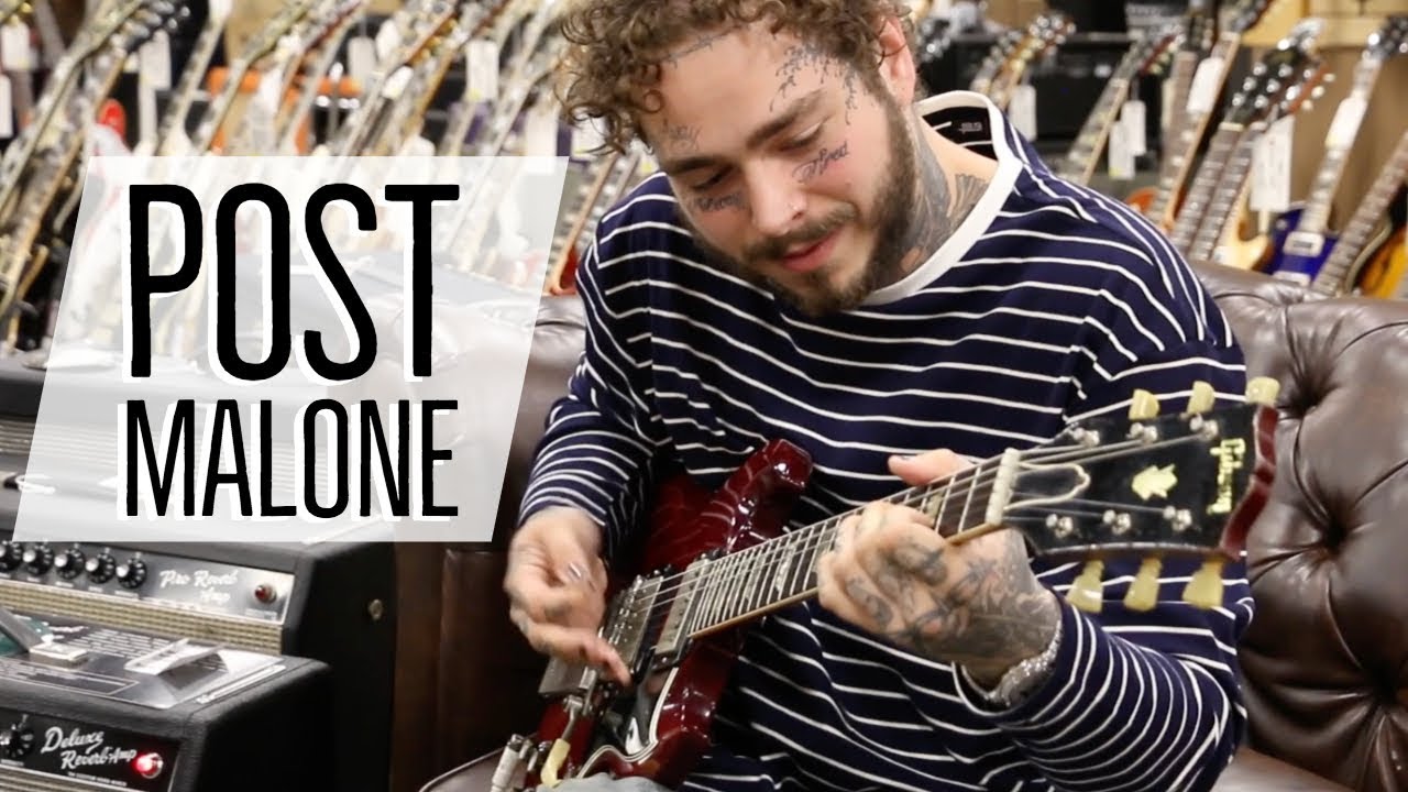 Post Malone в Norman's Rare Guitars | Gibson SG Standard 1964 года