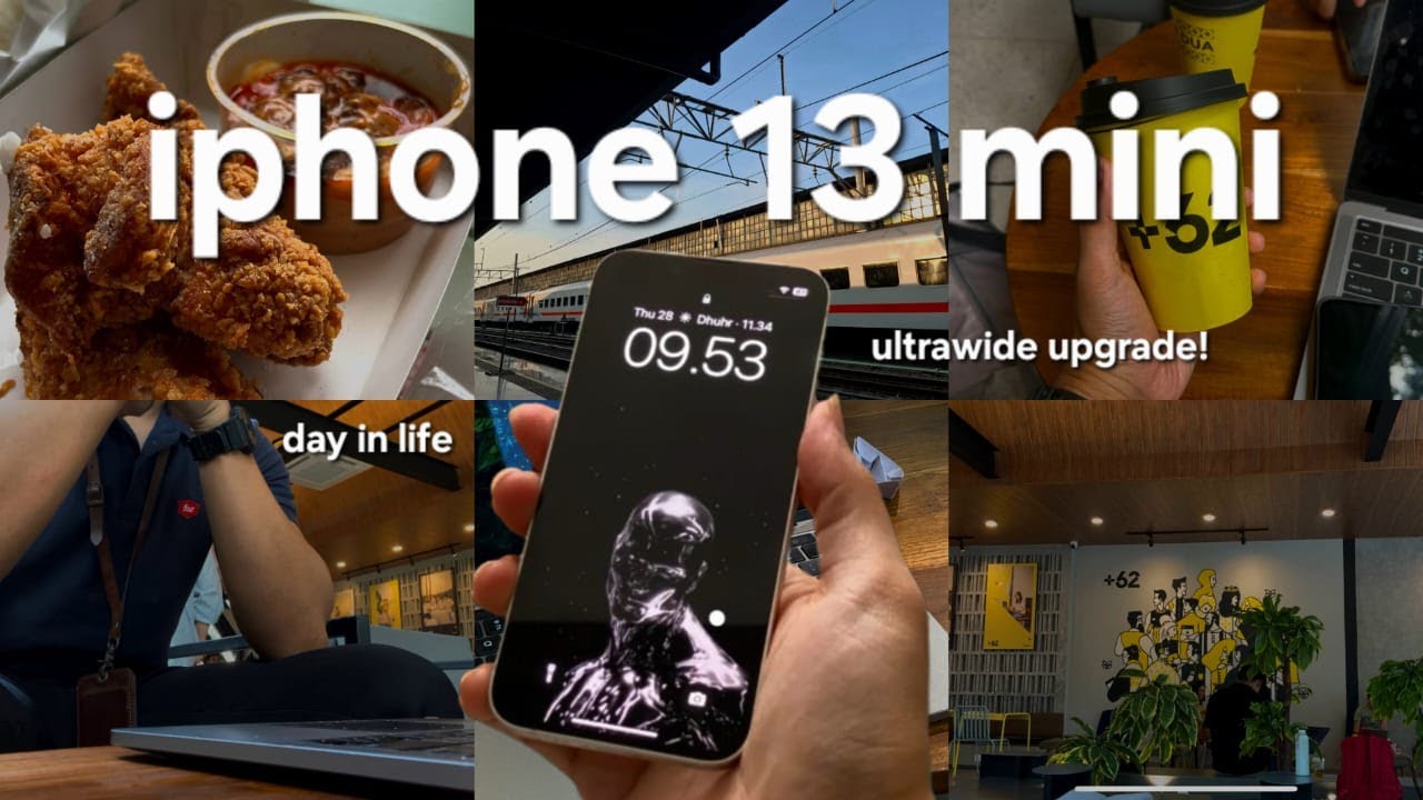 day in life with iphone 13 mini ✨ camera & battery test indonesia