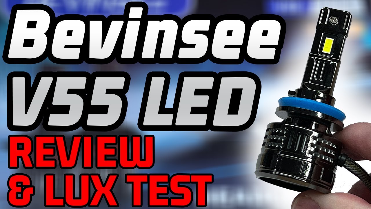Bevinsee V55 LED Headlight Upgrade Review and Lux Test 🚫 NOT the results ANY of us were expecting...