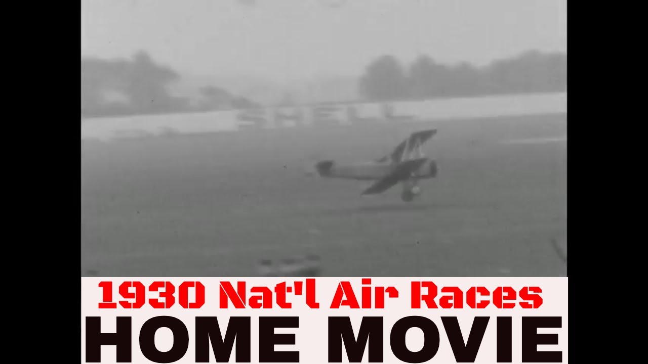 1930 CHICAGO NATIONAL AIR RACES HOME MOVIE   CURTISS-REYNOLDS AIRFIELD  BOY SCOUTS 64304