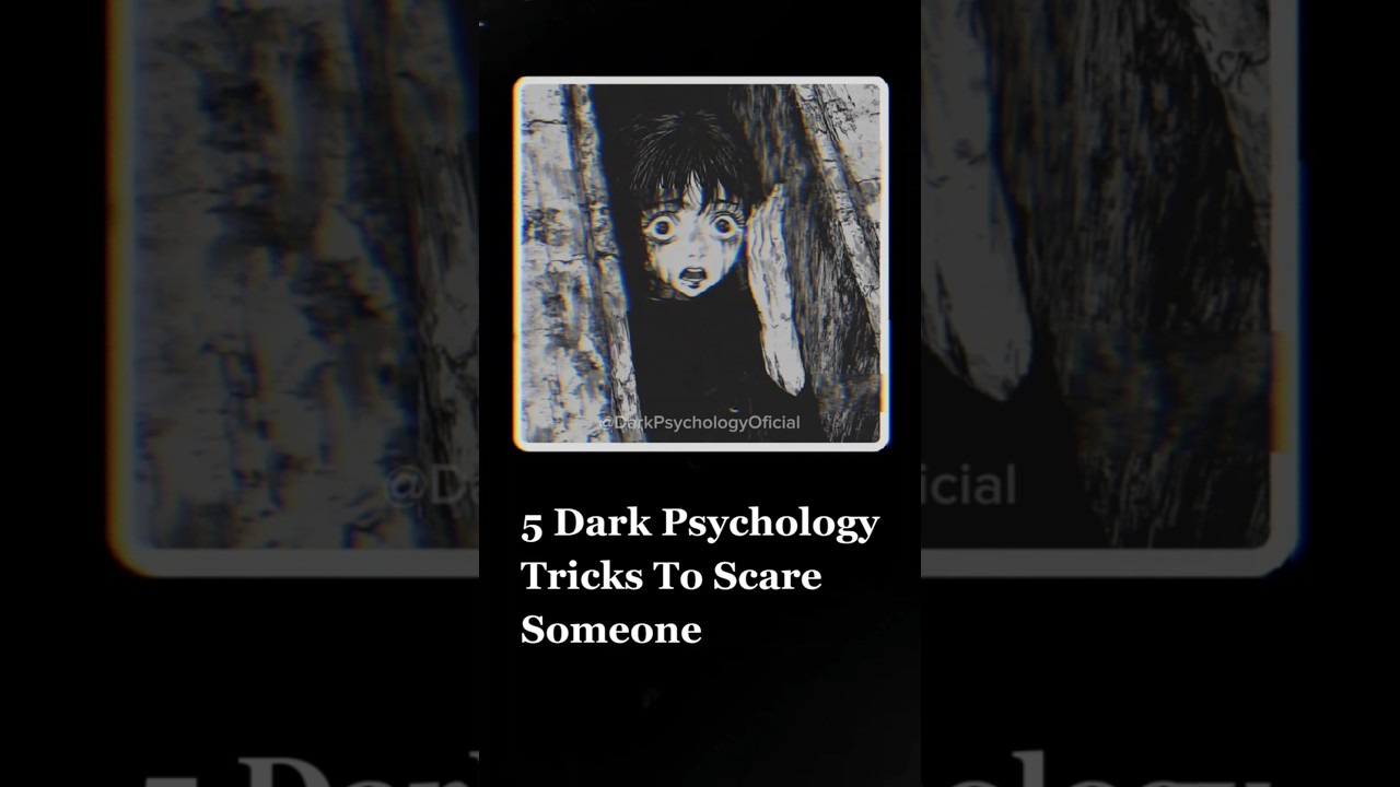 5 Dark Psychology Tricks To Scare Someone #manipulation #darkpsychology #creepy #mindcontrol #mind