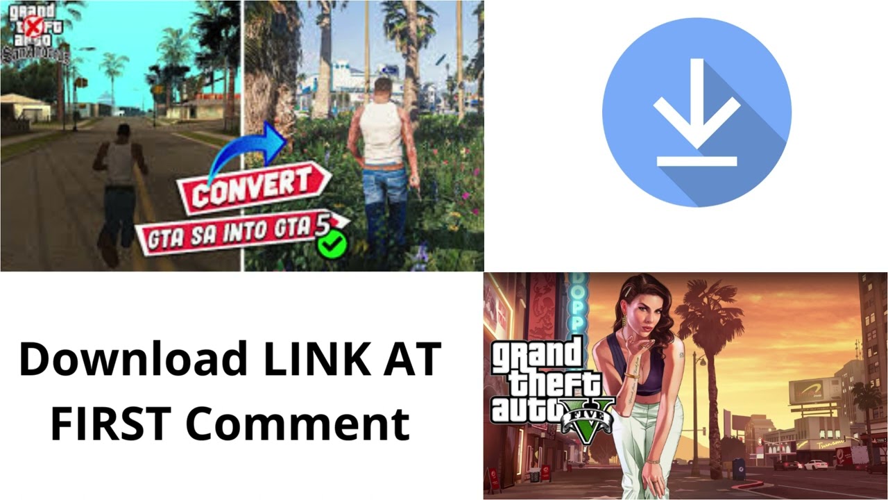 GTA SAN ANDREAS MOD GTA V - 2024 FREE Download
