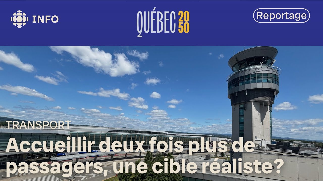 Québec 2050 : à quoi ressemblera l’aéroport Jean-Lesage dans 25 ans?