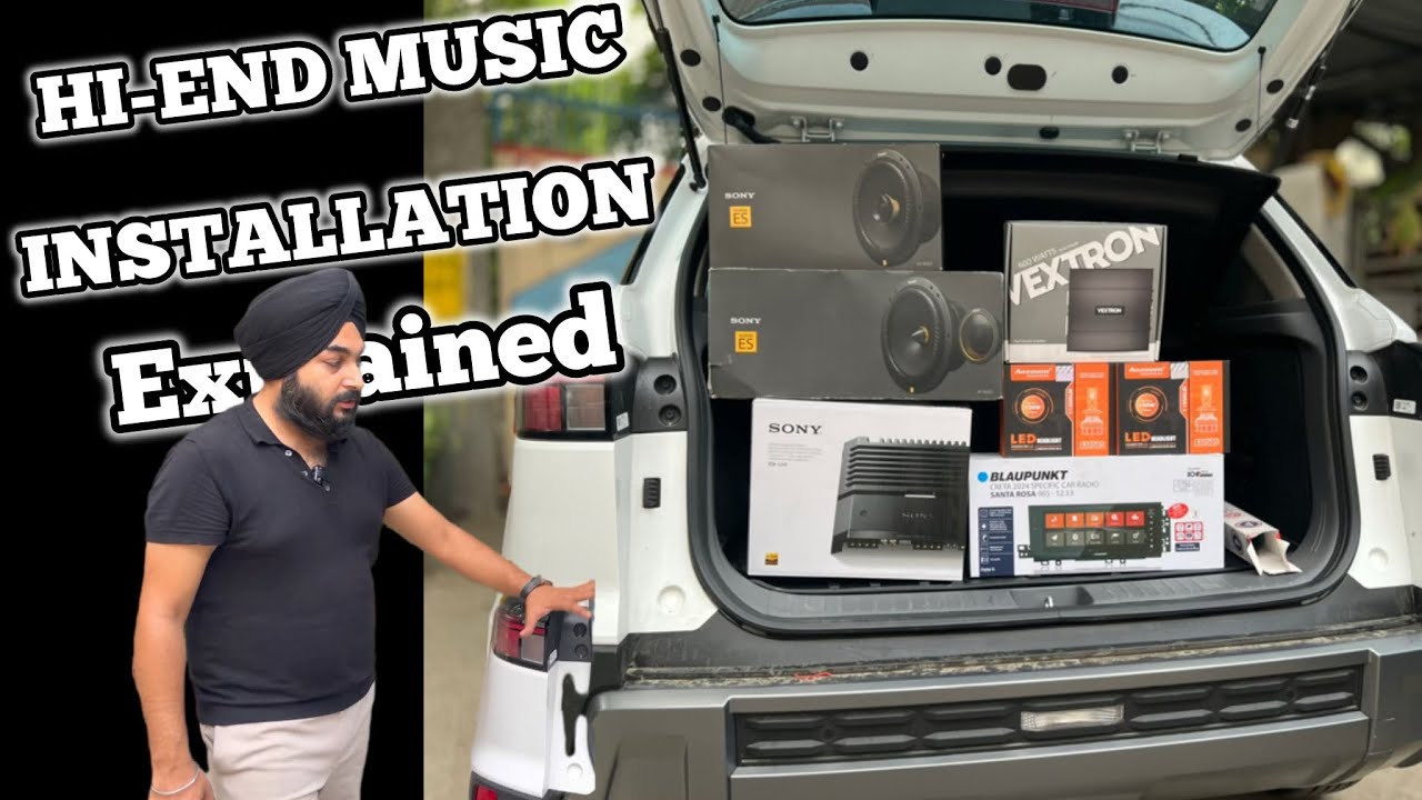HI-END MUSIC SETUP OF SONY INSTALLED IN NEW CRETA WITH PERFECT FITTINGS AND EXPLATION✅Sony ES series
