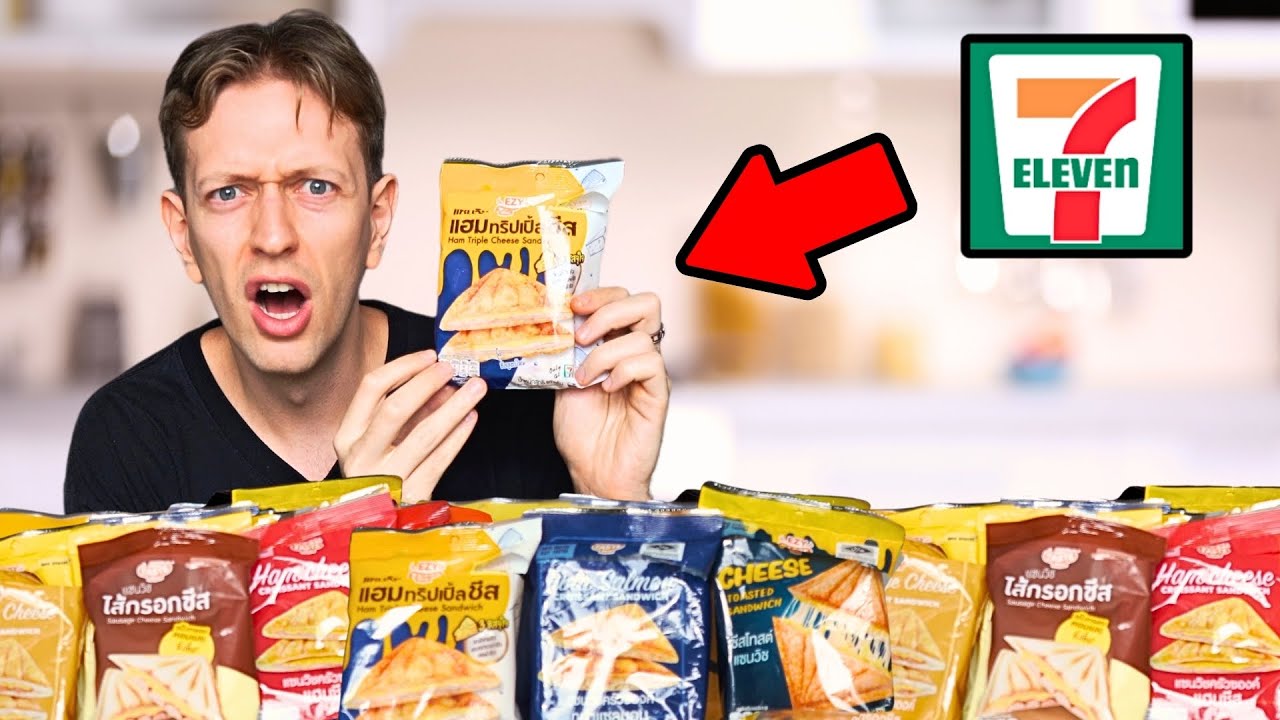I Tried EVERY 7-Eleven Sandwich in Thailand 🇹🇭