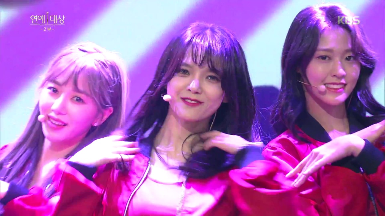 2016 KBS 연예대상 2부 - 크리스마스 선물같은 그녀들의 축하공연, AOA - 심쿵해 + AOA&김민경·이수지·이현정 - Good Luck. 20161224