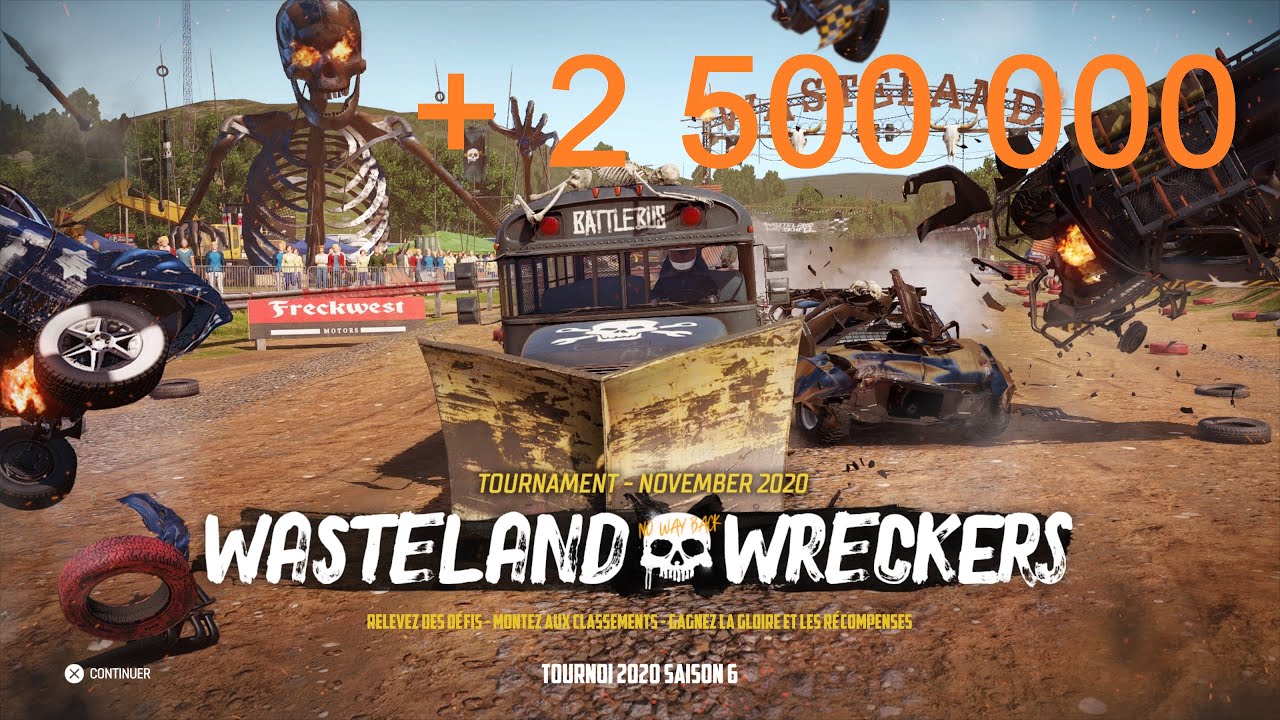 Wreckfest *NEW TOURNAMENT* !!Wreck Hell with Battle Bus!!