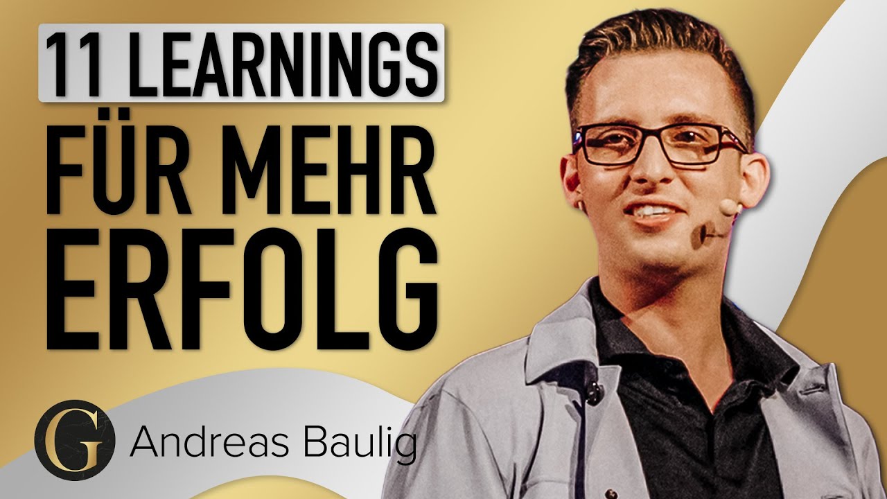 11 wichtige Learnings für Erfolg im Leben! - Andreas Baulig - 2. GEWINNERnacht 2022