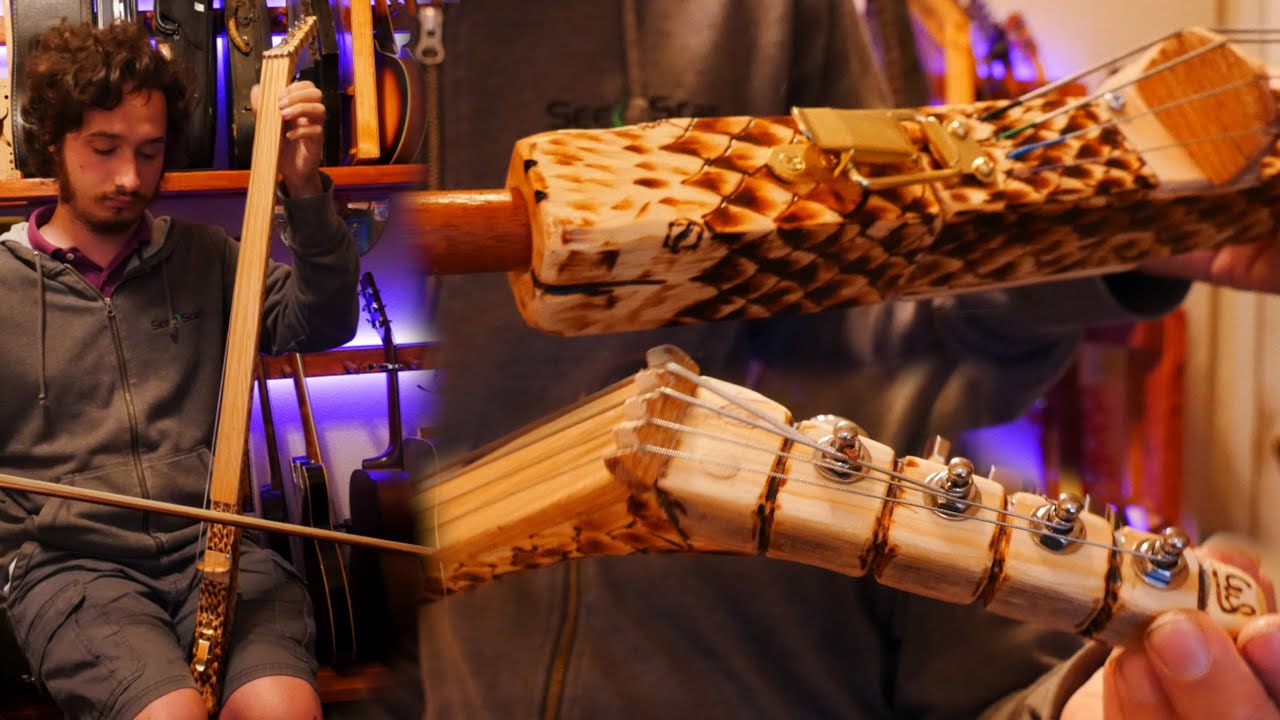 Zoomorphic Snake Electric Cello Build
