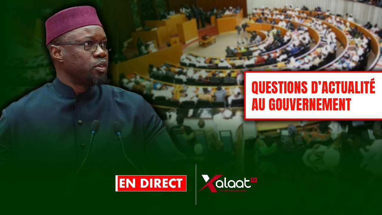 DIRECT à l'Assemblée Nationale - Le PM Ousmane Sonko face aux députés