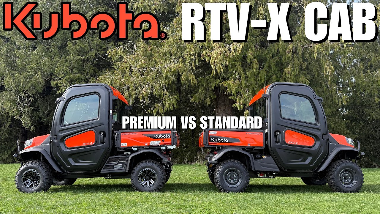 Кабина Kubota RTV-X Premium против стандартной #Kubota #kubotartv #RTVX