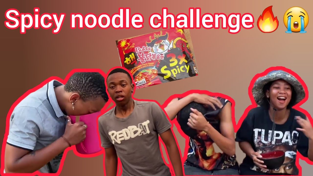 3x spicy noodle challenge 😭🔥