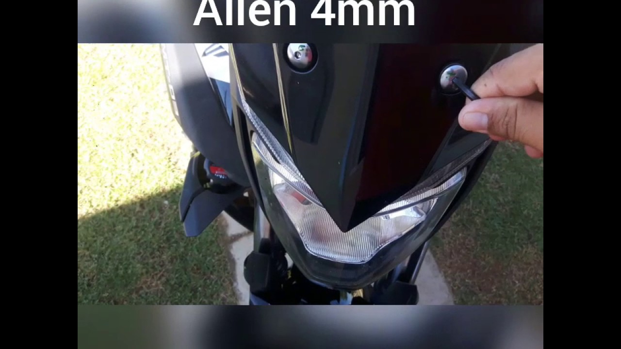 Como Retirar o farol da Mt-03?