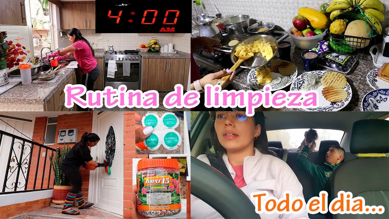 Todo el día ORGANIZANDO Y LIMPIANDO la casa. Rutina de mañana. Cómo me organizo para limpiar la casa