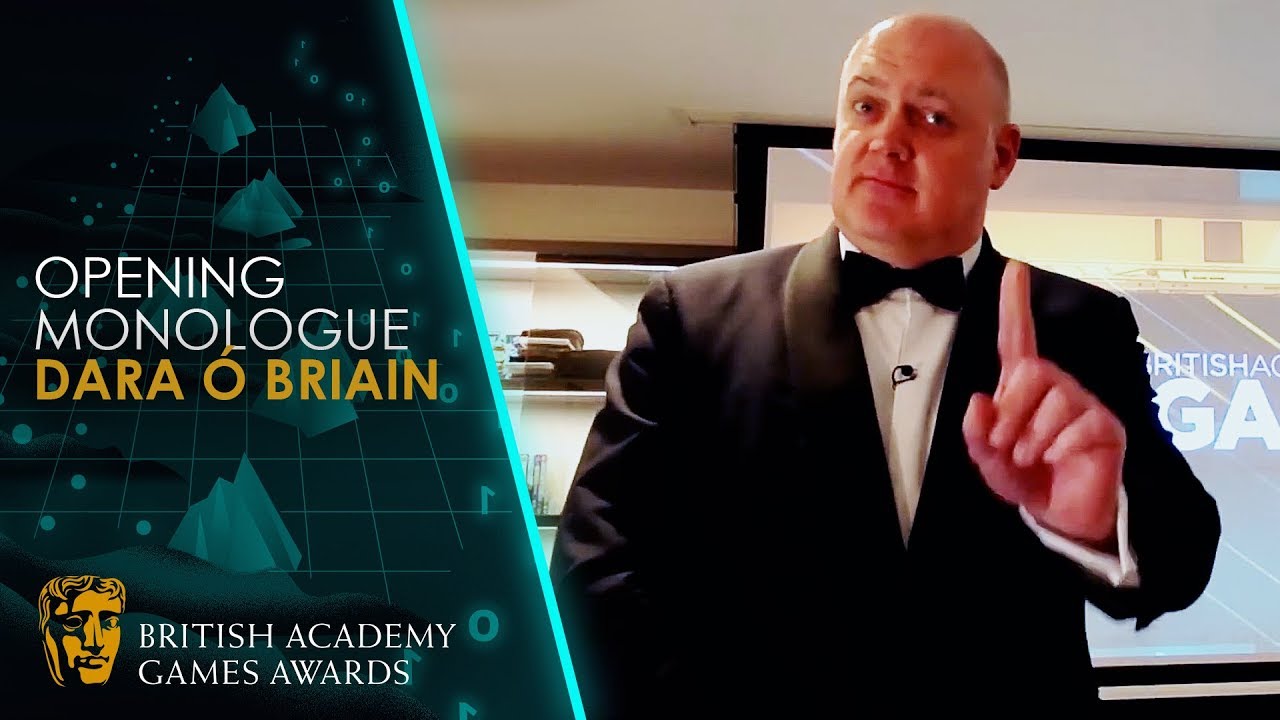 Dara &Oacute; Briain's Hilarious Opening Monologue from His House for the BAFTA Games Awards 2020