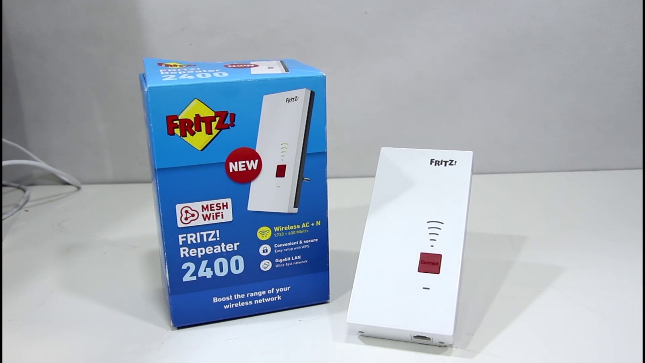 Repeater fritz! 2400 - wzmacniacz WiFi kompatybilny z technologią MESH