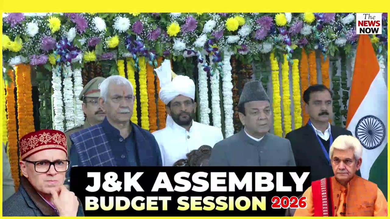 J&K Budget Session; LG Manoj Sinha addressing MLA's at Central Hall of JKLA in Jammu