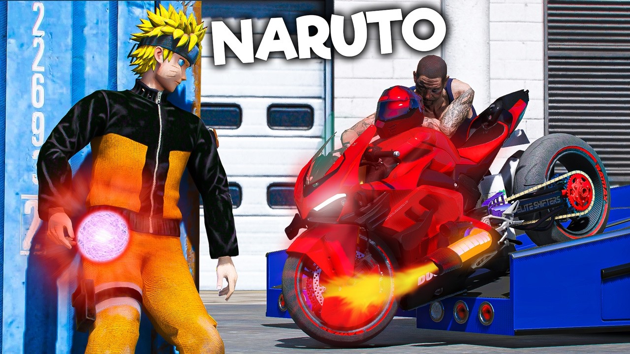 Stealing DUCATI BIG BIKES Became NARUTO sa GTA 5