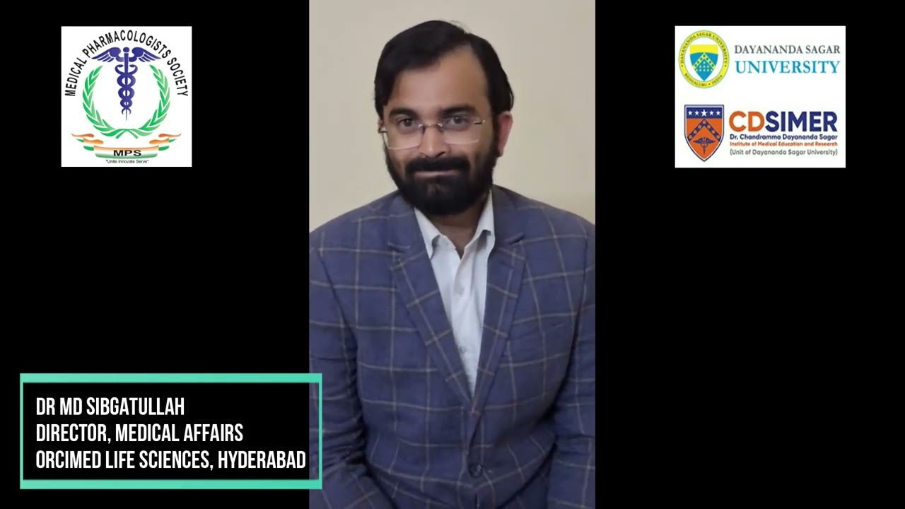 Dr. Sibgatullah, Director, Orcimed life sciences, speaks on MPSCON2026 MAY 20-22, CDSIMER BANGALORE