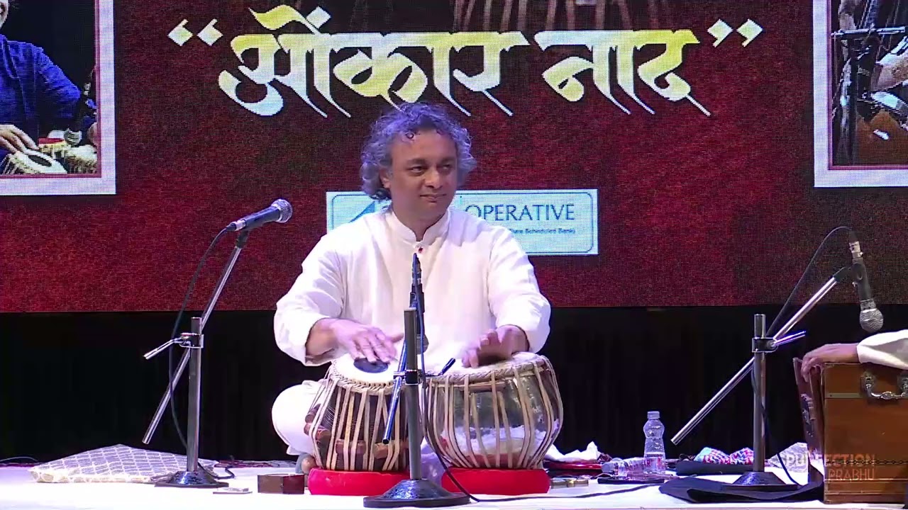 Teentaal-Tabla solo by Aneesh Pradhan at Pandit Omkar Gulvady 80th birthday celebration