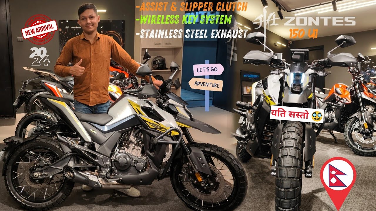 Nepal's First Wireless key🇳🇵 Zontes ZT 150 U1 Adventure Tour: From Hills to Highways