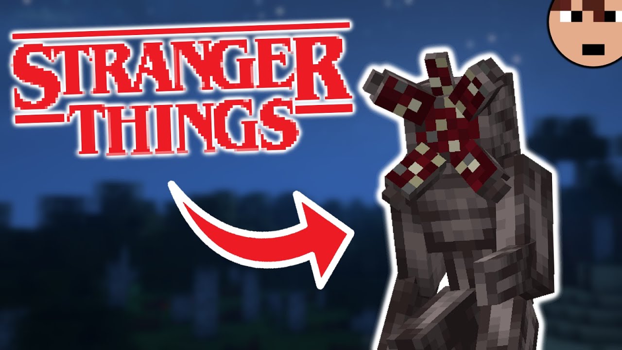 This Mod Adds STRANGER THINGS to MINECRAFT! (Demogorgon Mod)