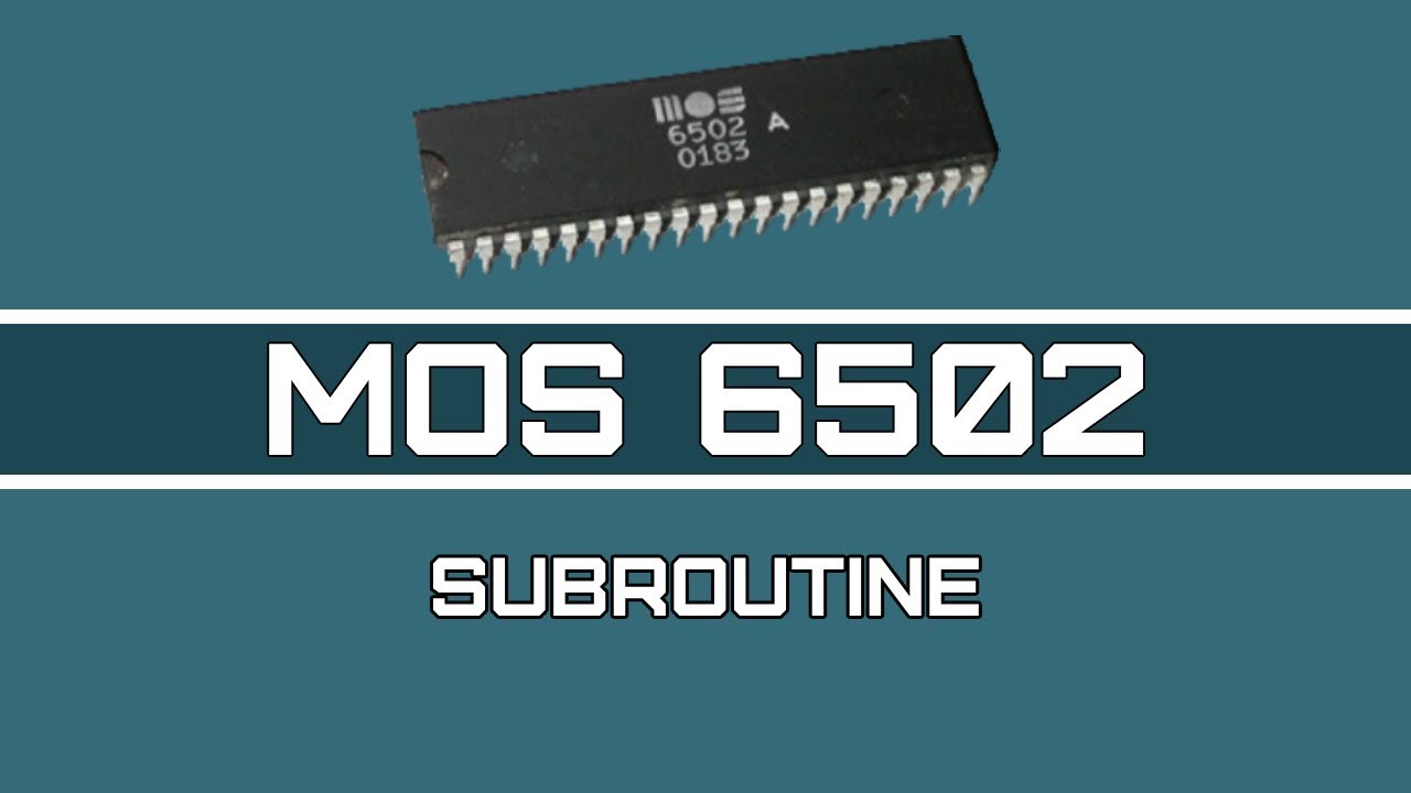 6502 Assembly Programming - Video 14: Stack