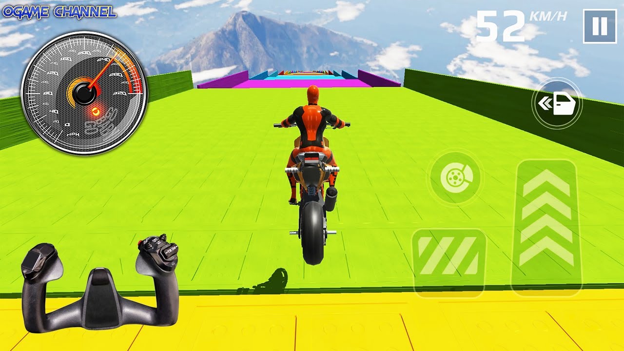 Bike Racing GT Spider Moto - Superhero Motorcycle Stunts Driver Race Games / Android GamePlay #3