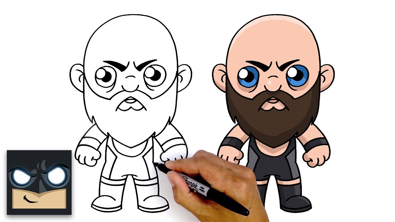 How To Draw The Big Show | WWE Superstar | Draw #withme