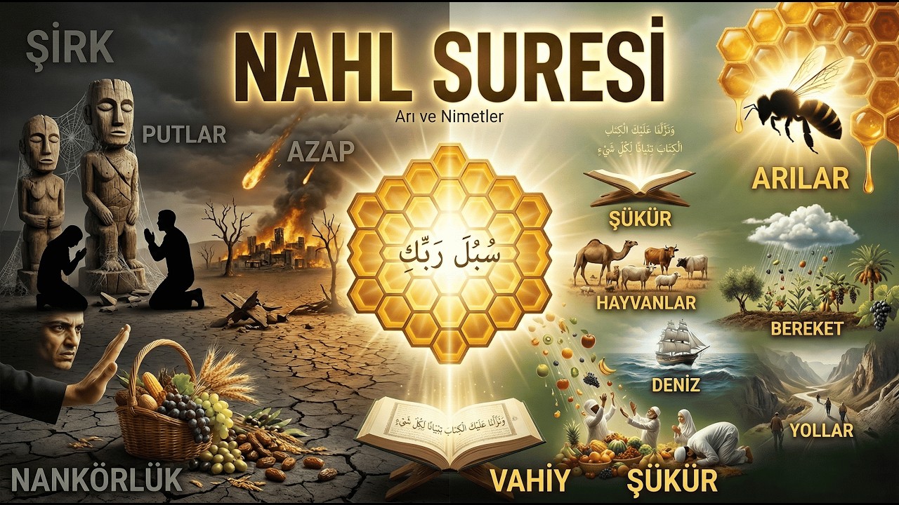 Bal Arısına Allah Nasıl Vahyetti Nahl Suresi'nin 68  Ayetindeki Sır