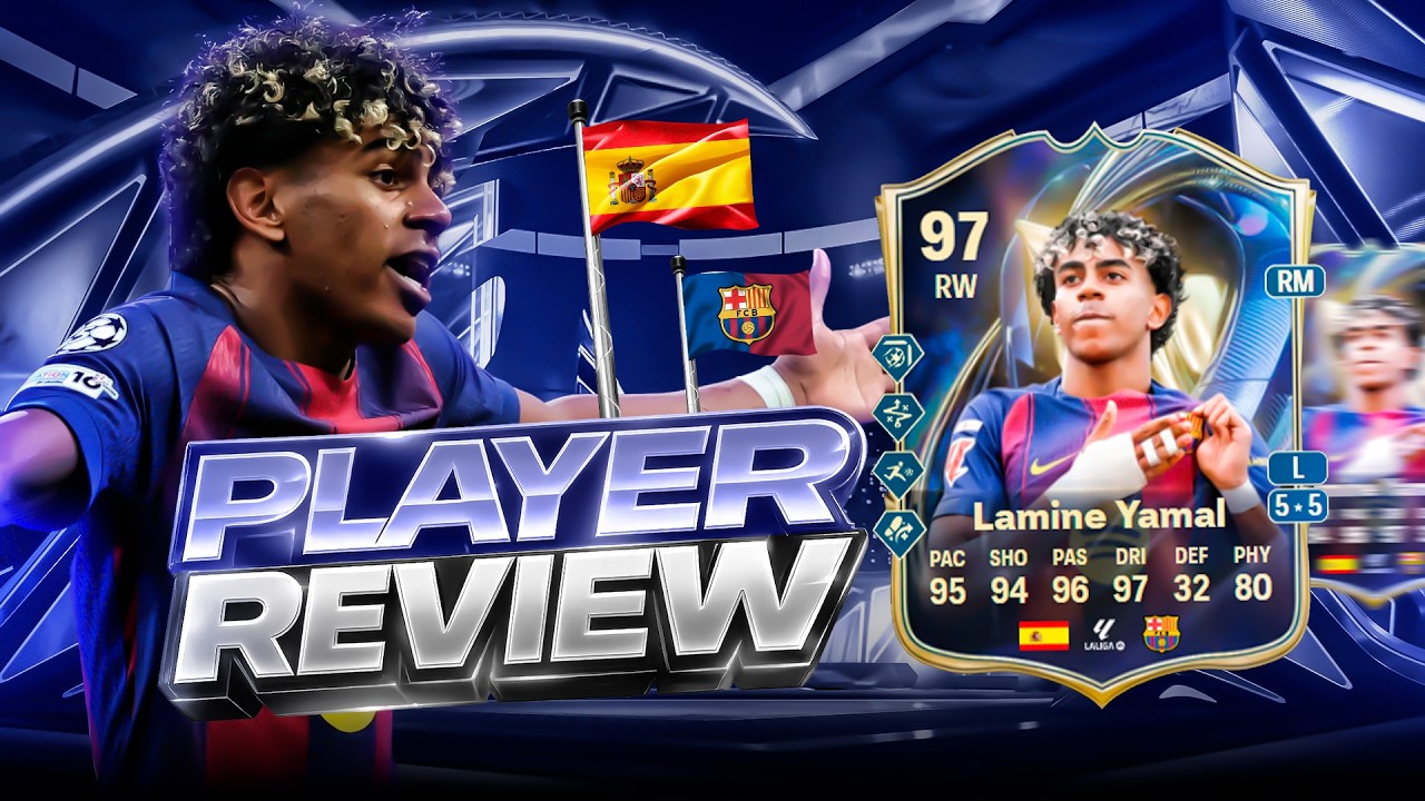 ОБЗОР ИГРОКА 97 TEAM OF THE SEASON LAMINE YAMAL &mdash; EA FC 26 ULTIMATE TEAM