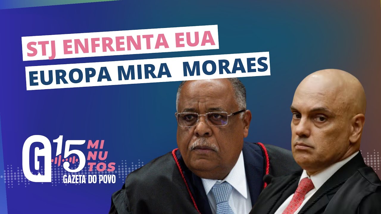 Sanções dos EUA e moções na Europa miram Moraes e outros ministros do STF / 15 MINUTOS