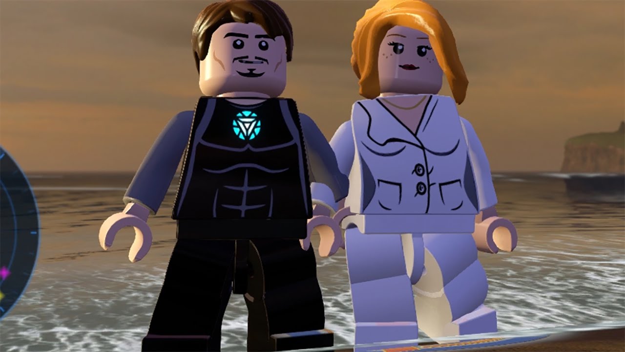 LEGO Marvel's Avengers - Malibu Hub Free Roam Gameplay w/ Tony Stark & Pepper Potts