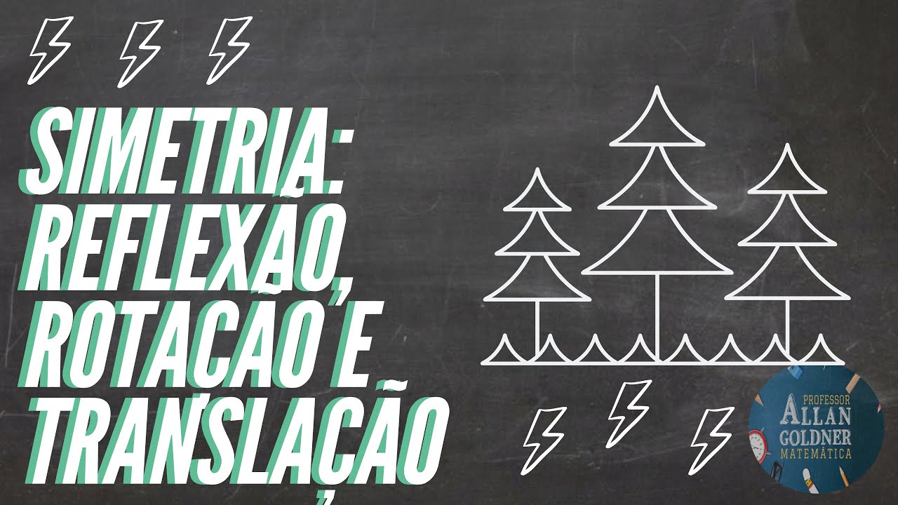 Simetria: Reflex&atilde;o, rota&ccedil;&atilde;o e transla&ccedil;&atilde;o - Prof. Allan