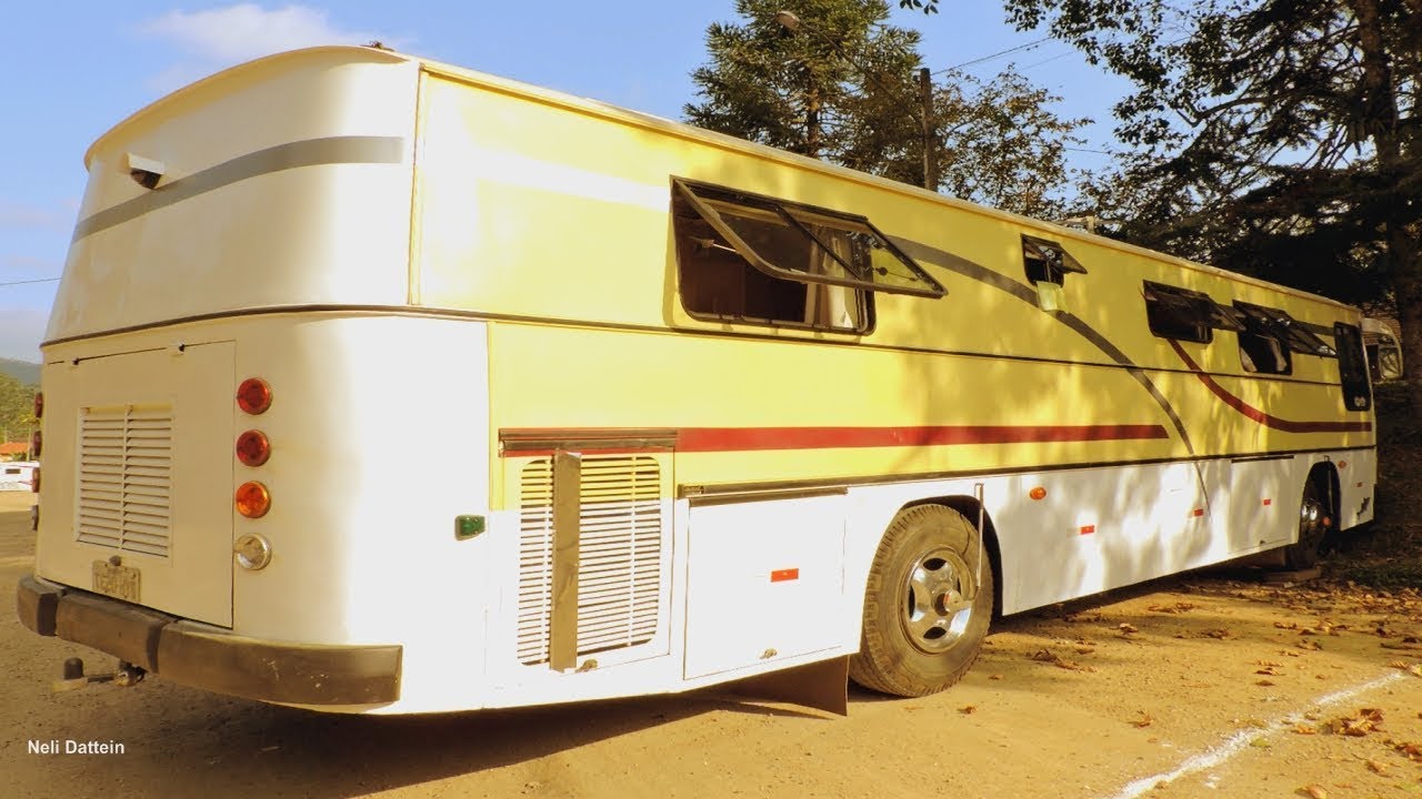 Motorhome Mercedes Benz 1987, O364, Morosco e Eliane.