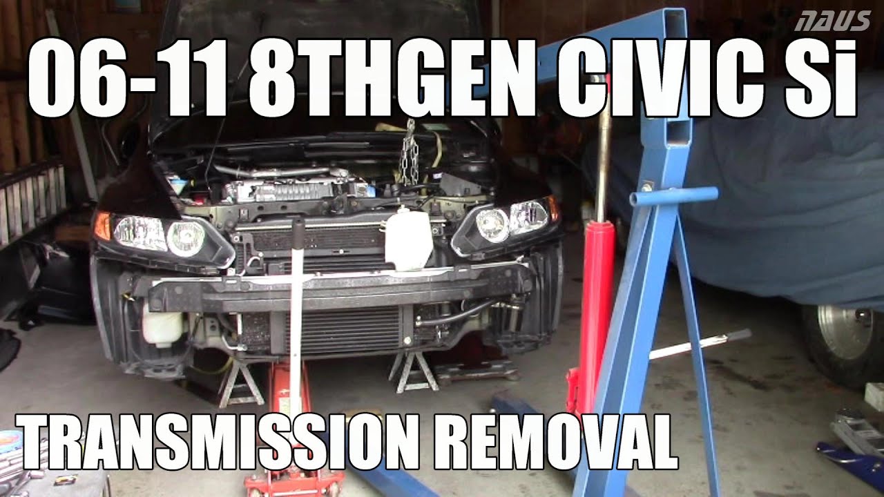 8thgen Honda Civic Si Transmission Removal - 06-11 FA5 FG2